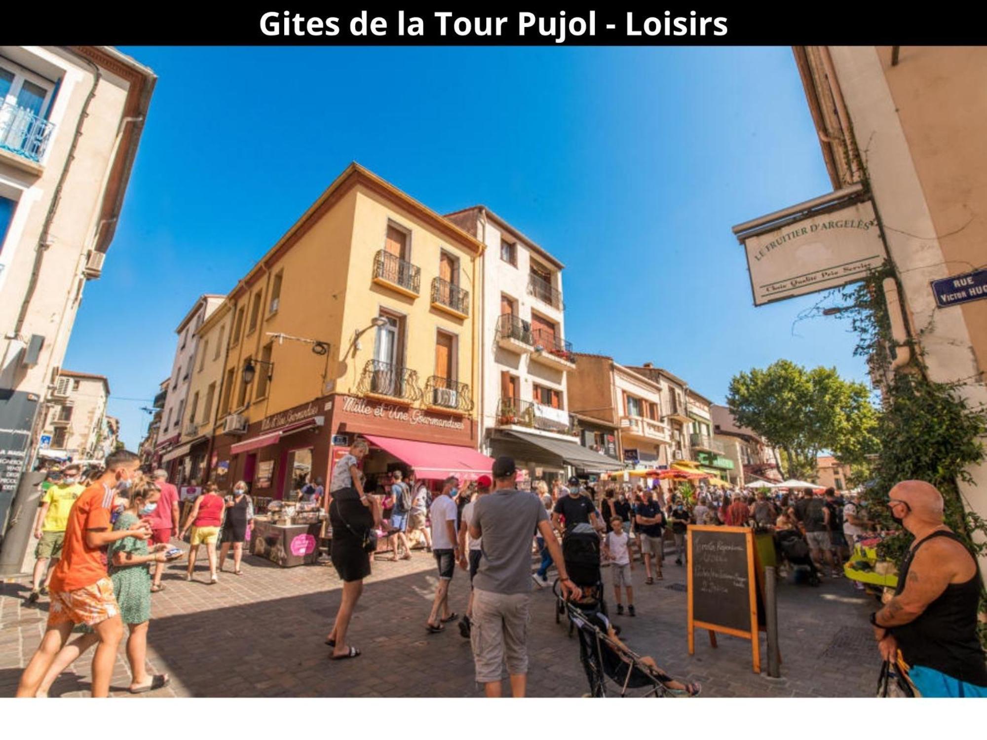 Les Gites De La Tour Pujol 아르젤레쉬르메르 외부 사진