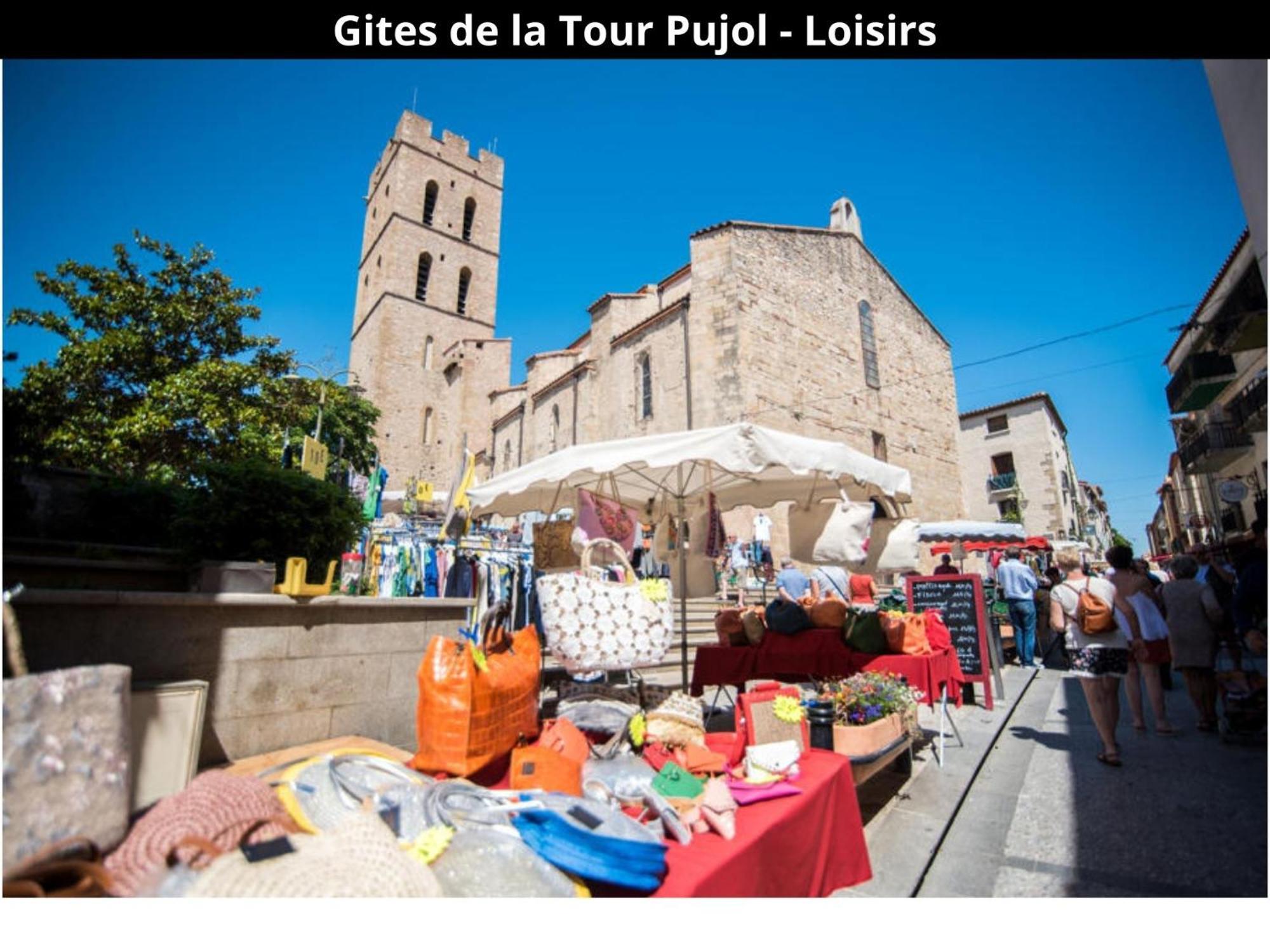 Les Gites De La Tour Pujol 아르젤레쉬르메르 외부 사진