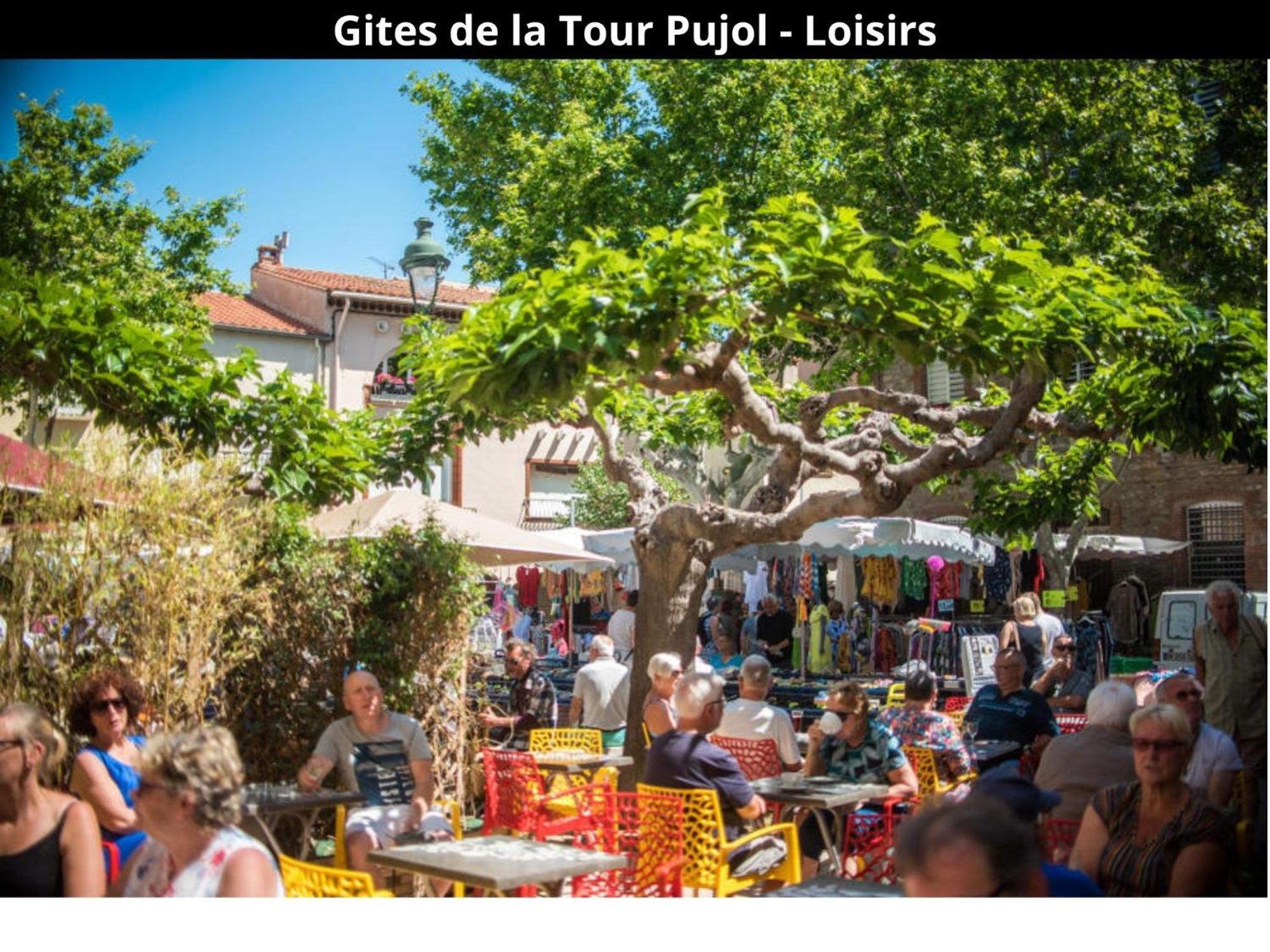 Les Gites De La Tour Pujol 아르젤레쉬르메르 외부 사진