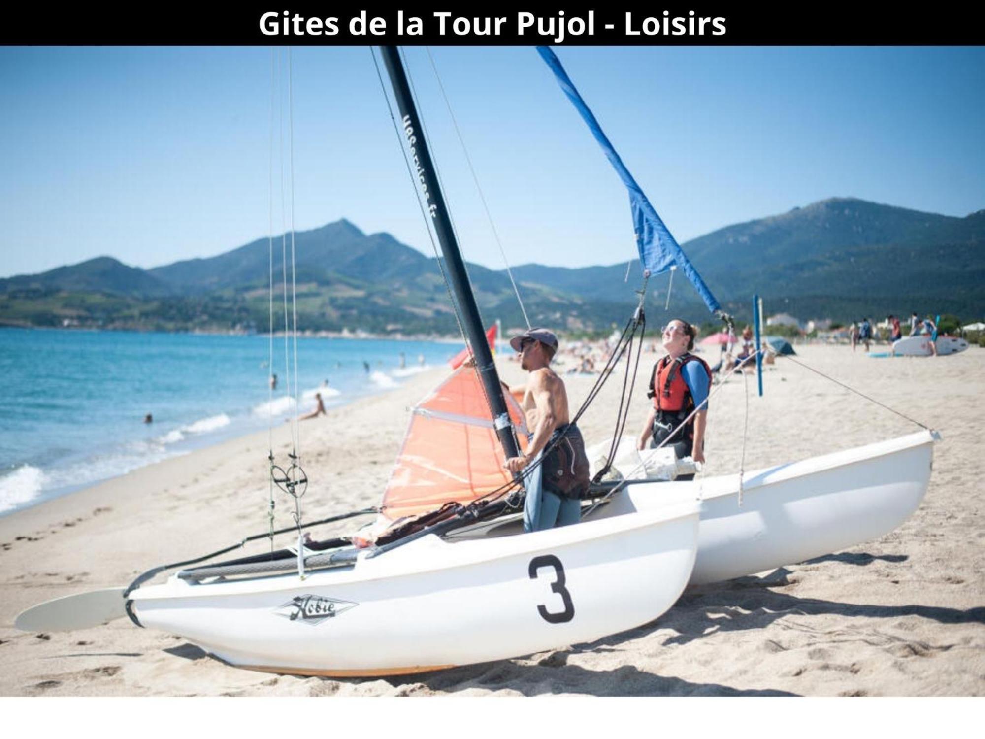 Les Gites De La Tour Pujol 아르젤레쉬르메르 외부 사진