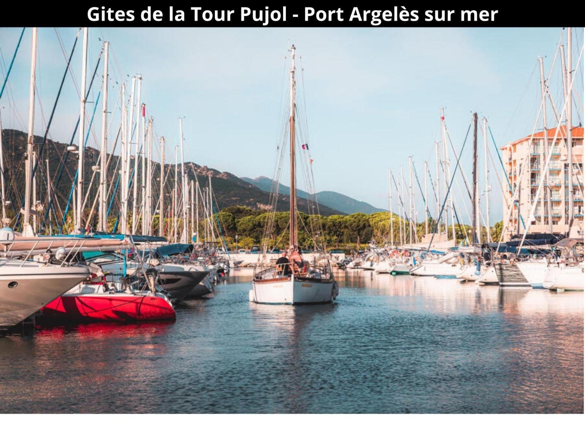 Les Gites De La Tour Pujol 아르젤레쉬르메르 외부 사진