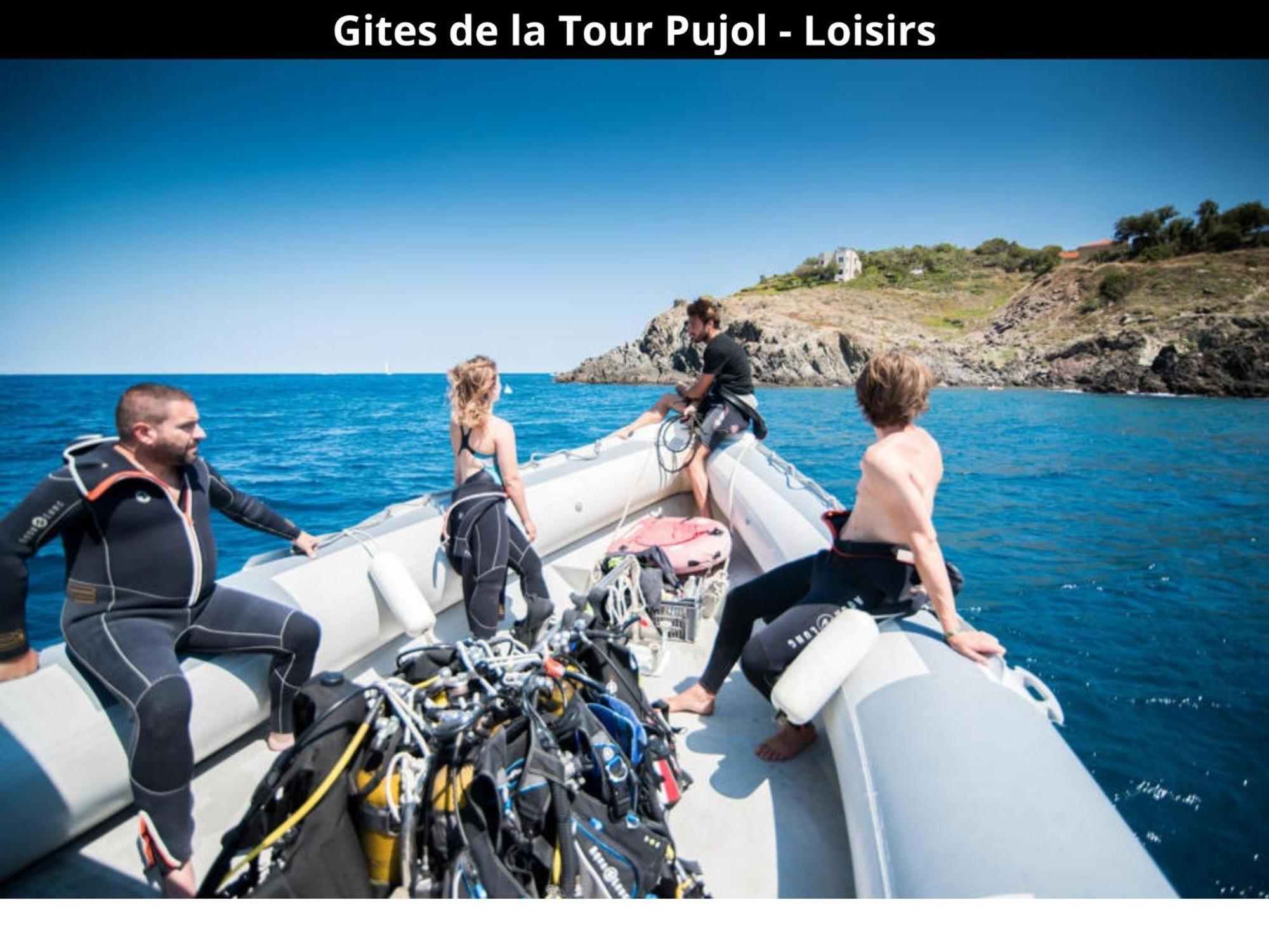 Les Gites De La Tour Pujol 아르젤레쉬르메르 외부 사진