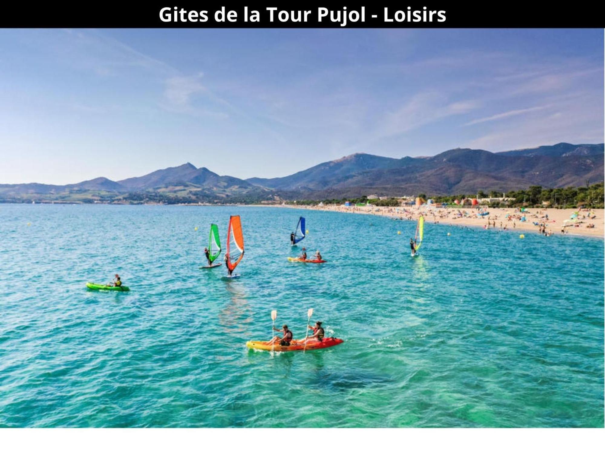 Les Gites De La Tour Pujol 아르젤레쉬르메르 외부 사진