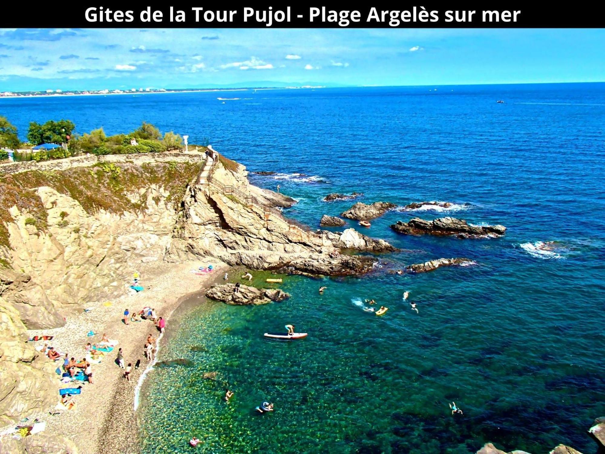 Les Gites De La Tour Pujol 아르젤레쉬르메르 외부 사진